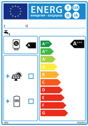 EU-Energielabel für Warmwasserbereiter
